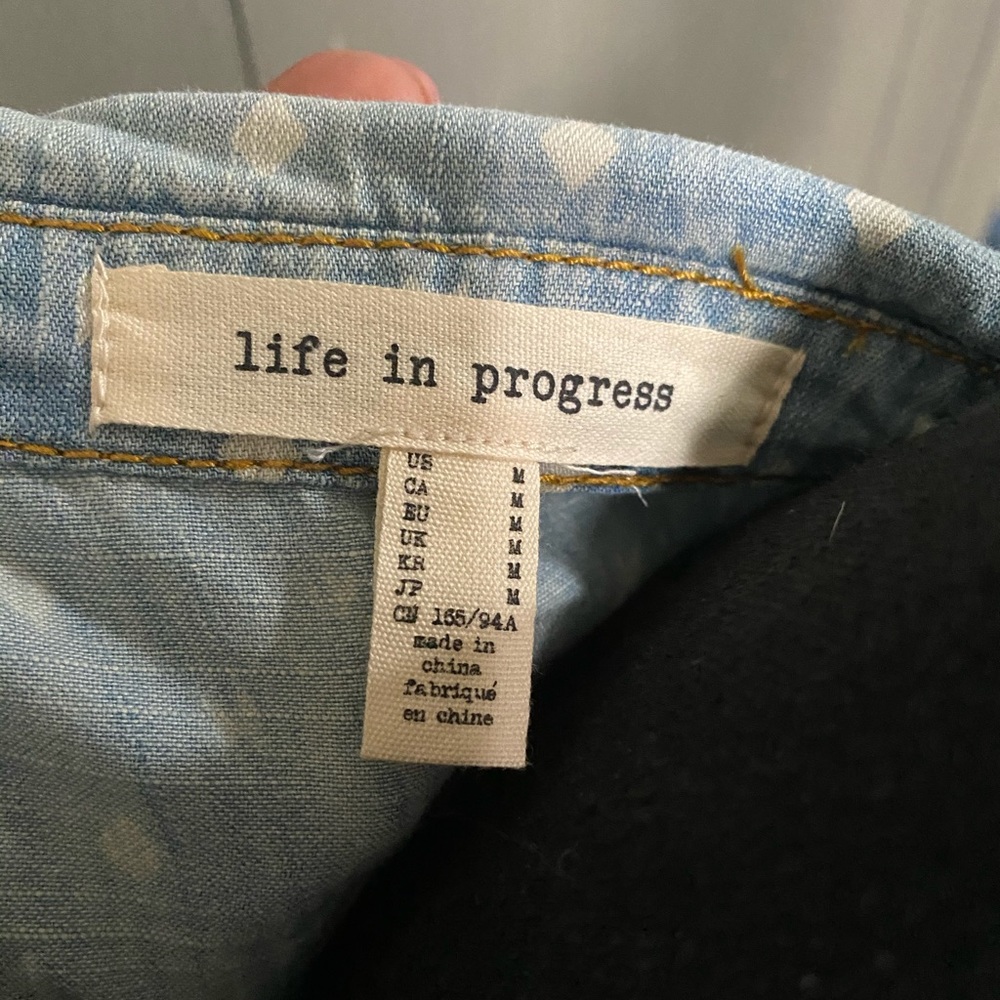 Life in Progress Button Up - Picture 4 of 5